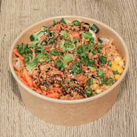 Poké bowl crispy chicken