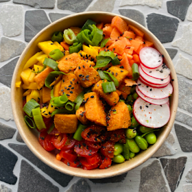 Poké bowl veggie