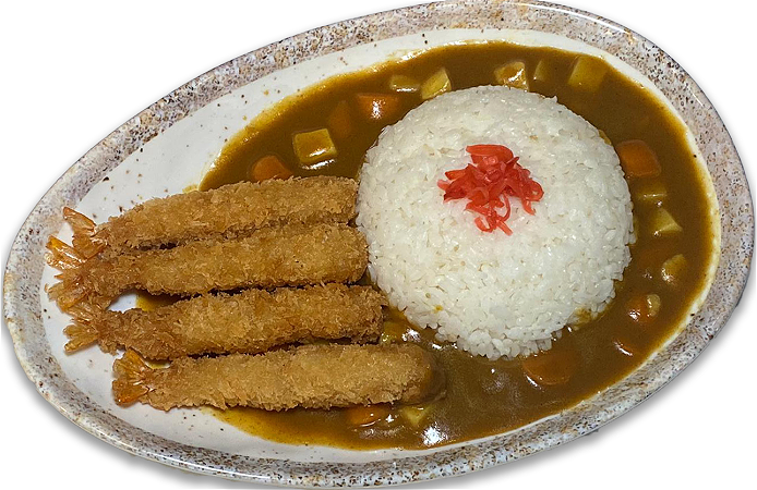 Curry Rice with Ebi Fry