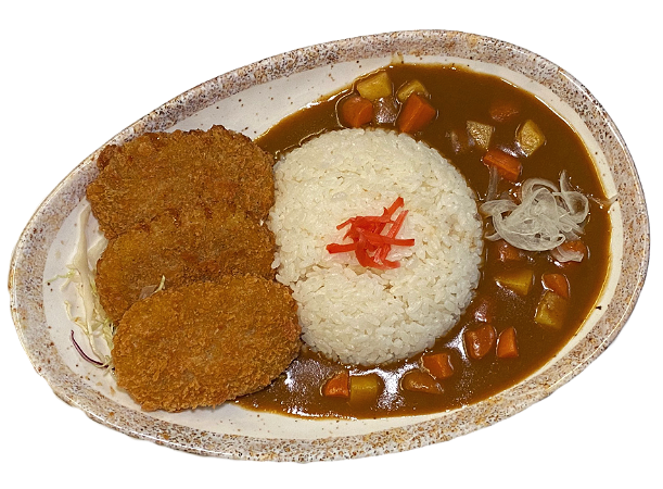 Curry Rice with Pumpkin Katsu 