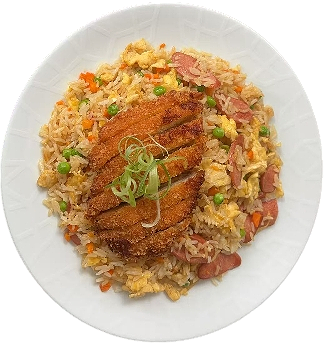 Fried Rice with Chicken Katsu