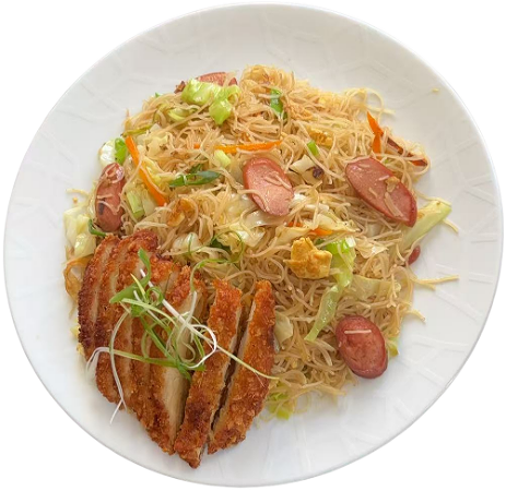 Vermicelli with Chicken Katsu