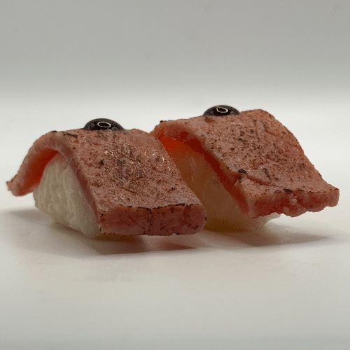 Flamed tuna nigiri