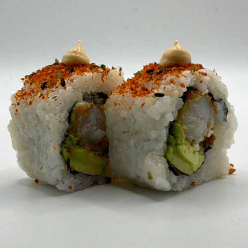 Spicy ebi uramaki hele rol