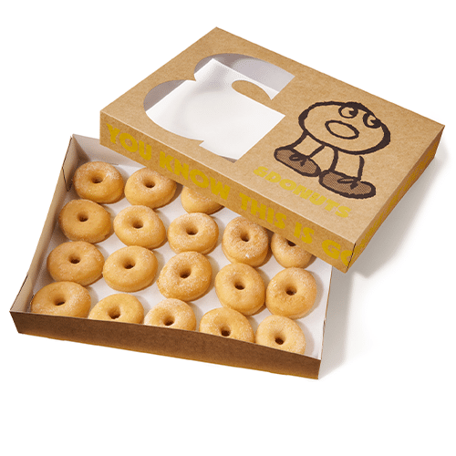 Mini donuts sugared 20 stuks