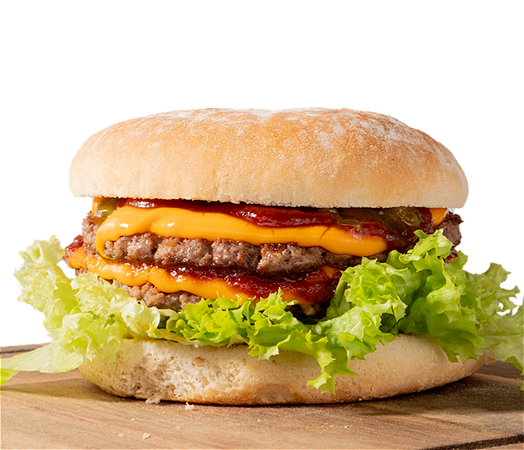 All American Smashed Cheeseburger (180g)