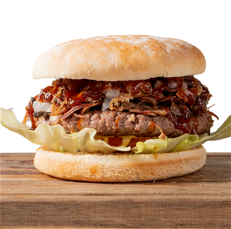 Pulled Lamb Burger