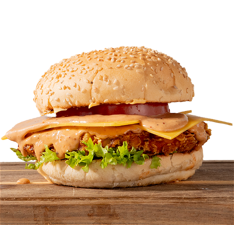 Cheesy Chicken Burger