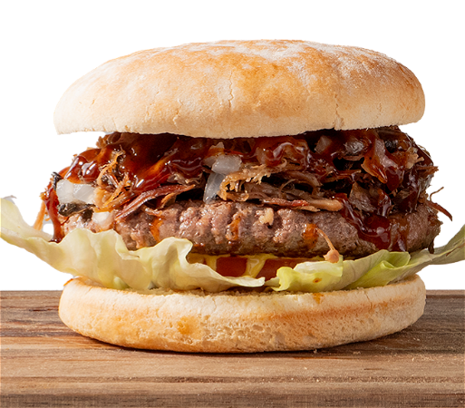 Pulled Lamb Burger Menu