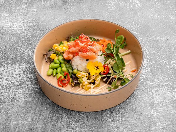 Poké bowl 'zalm'