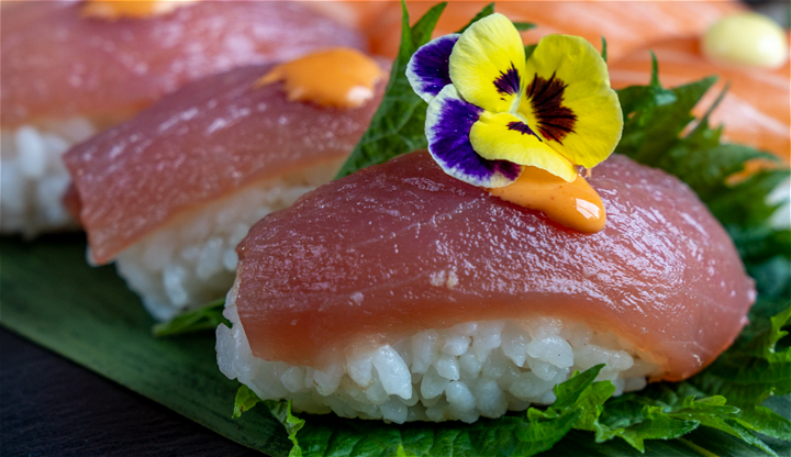 Tonijn nigiri Yellowfin