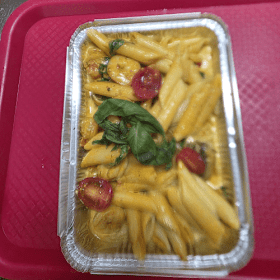 Pasta creamy scampi