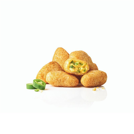 Veggie spicy cheese nuggets