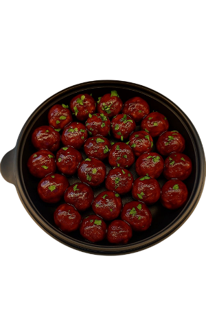 Malse kipgehaktballetjes gegaard BBQ (Magnetron) 