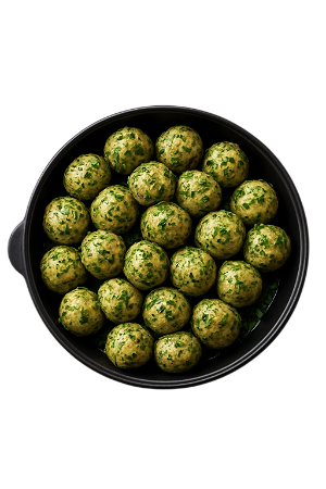 Malse kipgehaktballetjes gegaard GROENE KRUIDEN KNOFLOOK (Magnetron) 