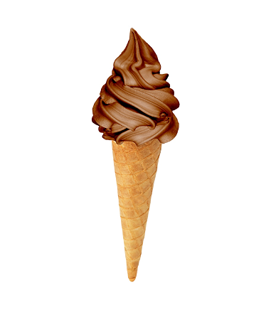 Oublie Hoorn Chocolade ijs