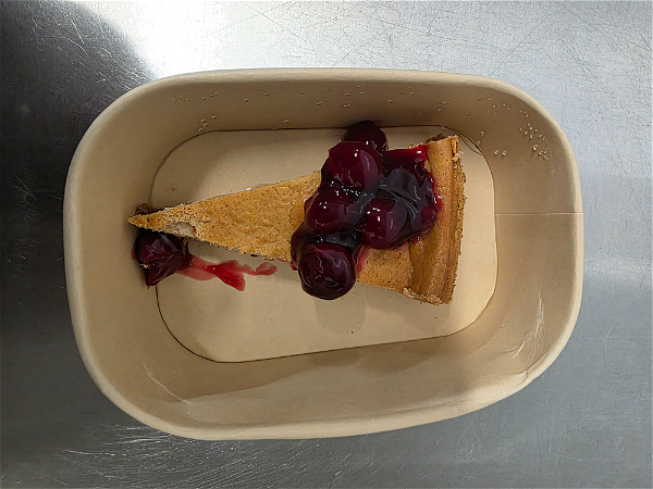 Cheesecake met kersen