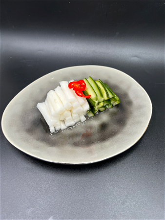 Zoet en zuur komkommer