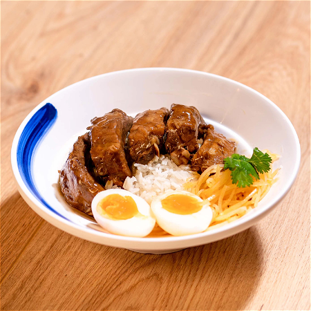 Rice with pork ribs 红烧排骨饭