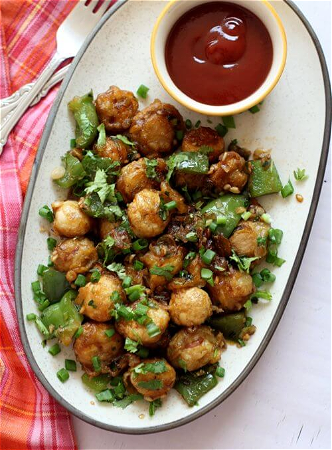 Mushroom Manchurian