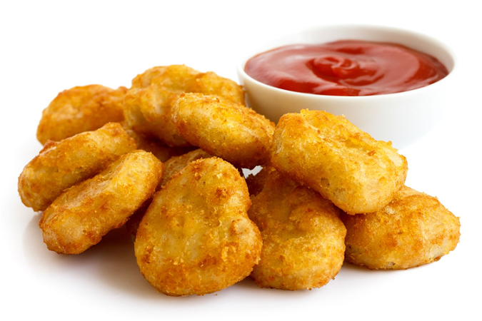 Kip Nuggets met Chillisaus