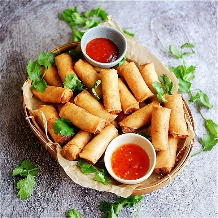 Vegetarisch spring roll