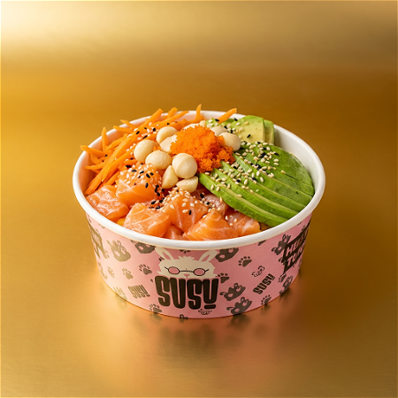 Poké bowl zalm