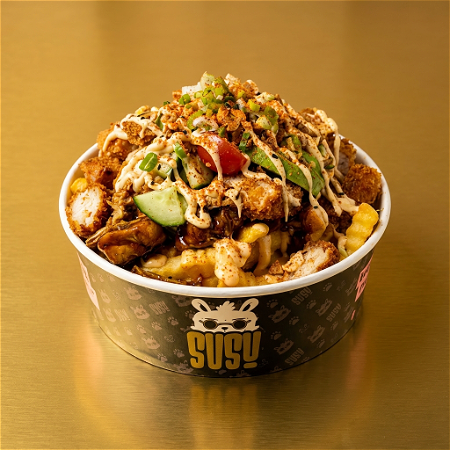 Asian kapsalon extra kippig