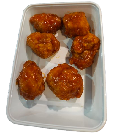 Breaded Chicken Chunks in Sweat Sour Sauce