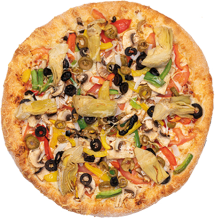 Large pizza verdura