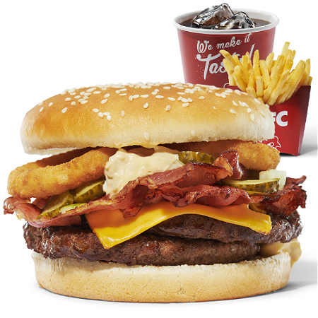 Double KalfsBacon Burger Menu