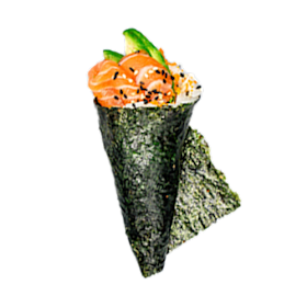 Sake handroll