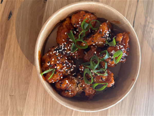 Korean fried chicken sweet end sour