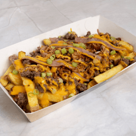 Loaded fries bacon beef