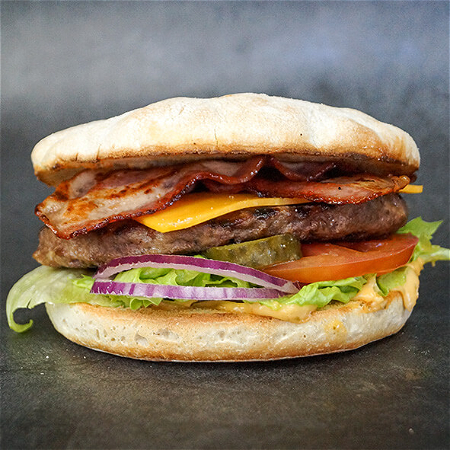 Bacon beef burger