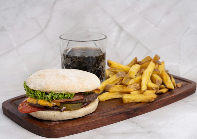Bacon beef burger Menu