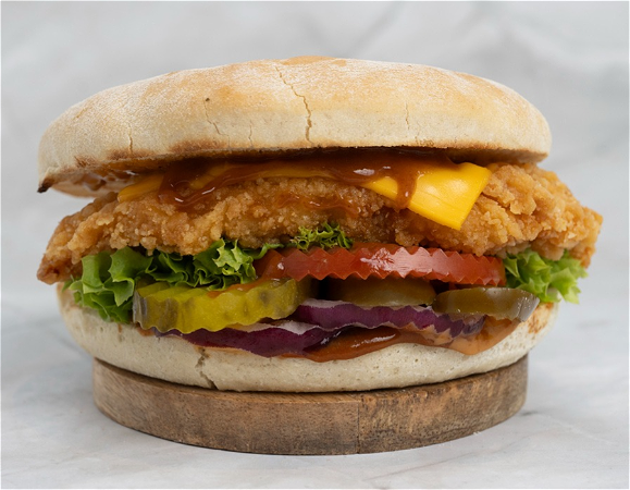 Piri piri chicken burger