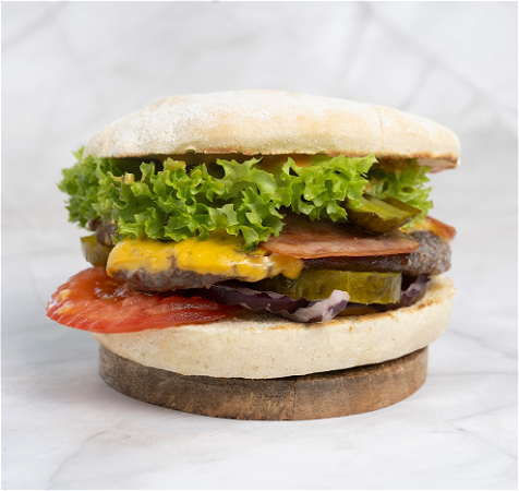 Bacon beef burger