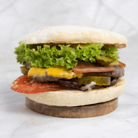 Bacon beef burger