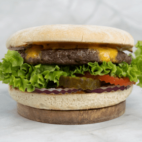 Cheese beef burger