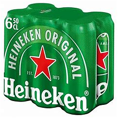 Heineken 6-pack 0,5l blik