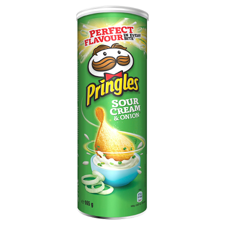 Pringles Sour Cream and Onion 165g