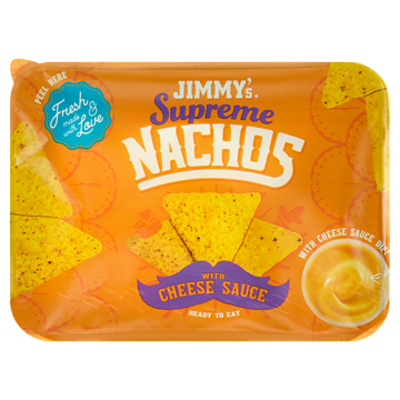 Jimmys Supreme Nachos with Cheese Sauce 200g