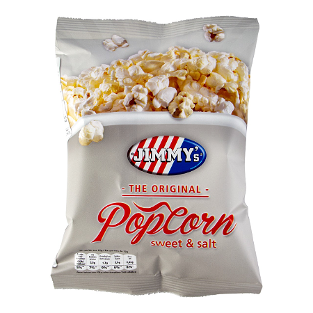 Jimmys Popcorn Sweet and Salt 22g
