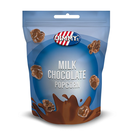 Jimmys Milk Chocolate Popcorn 120g