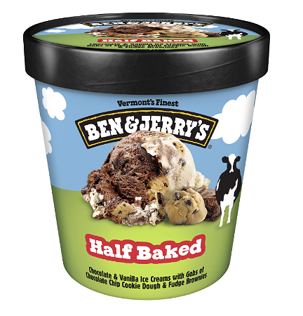 Ben & Jerrys Half Baked 465ml