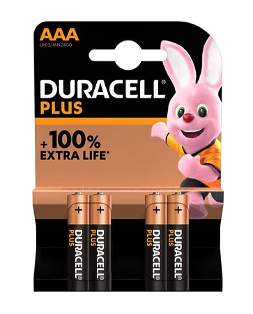 Duracell Plus AAA (4 pieces)