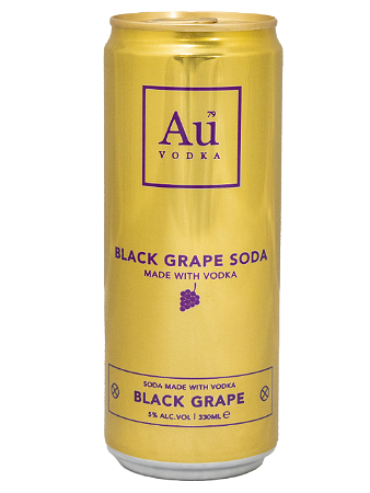 AU Vodka Black Grape 330ml