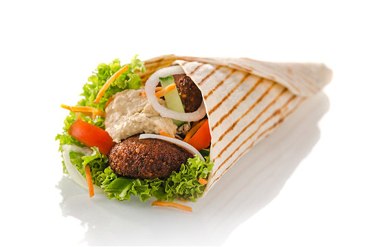 Falafel wrap