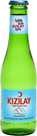 Kizilay naturel mineral water met prik